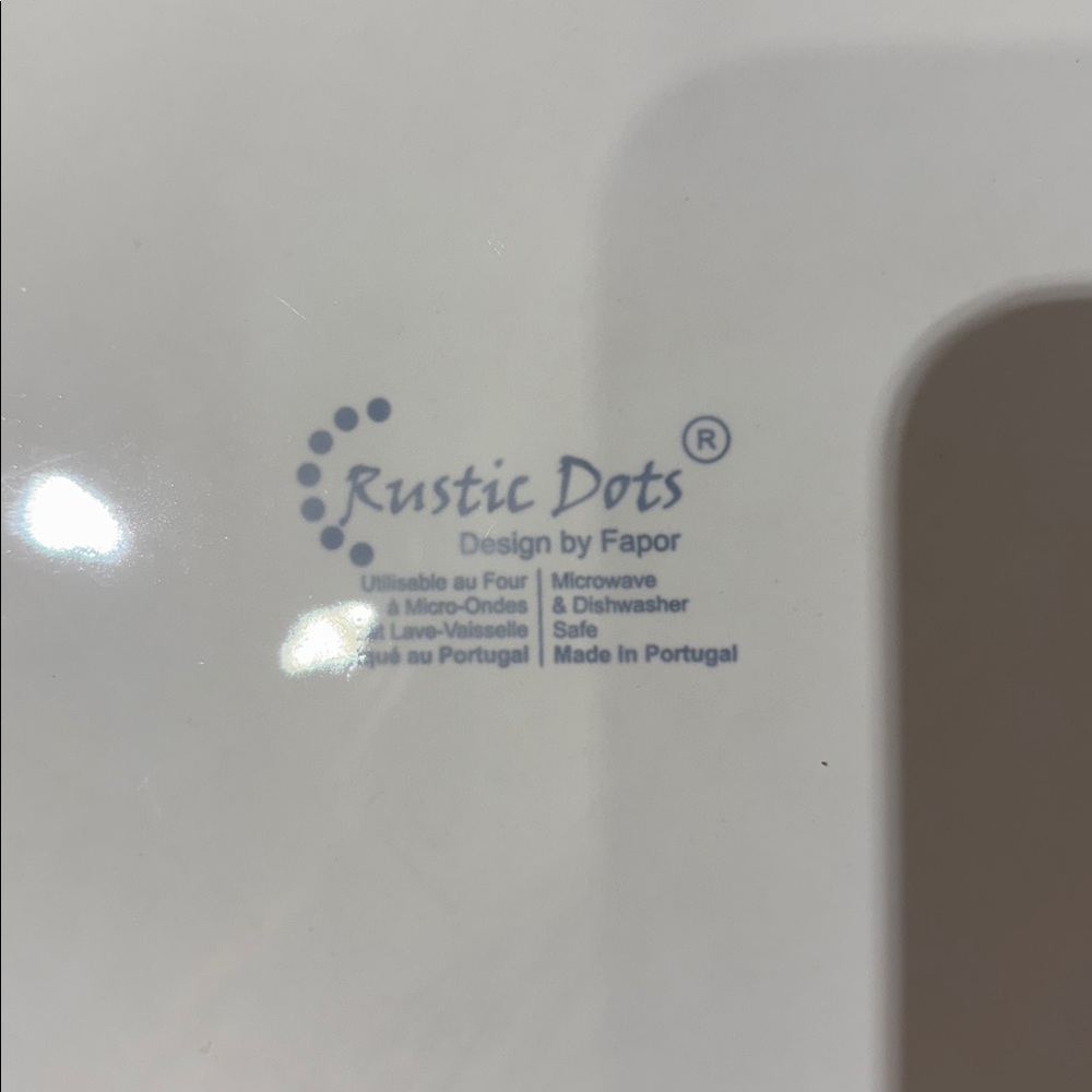 Rustic Dots Dinner Plate - Picture 6 of 6